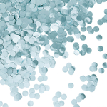 Конфетти фольга Круг, Голубой, Хром, 1 см, 50 г ВВ