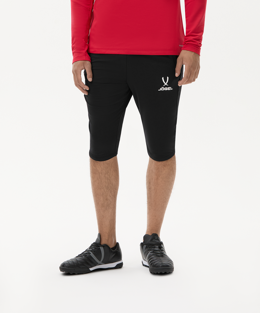 Брюки тренировочные с карманами JÖGEL PREMIER PerFormDRY 3/4 Training Pants, черный