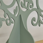 Декоративная елка настольная, новогодняя из фанеры, эвкалипт