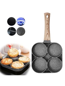 Сковорода для яичницы блинов оладьи сырников 4 секции