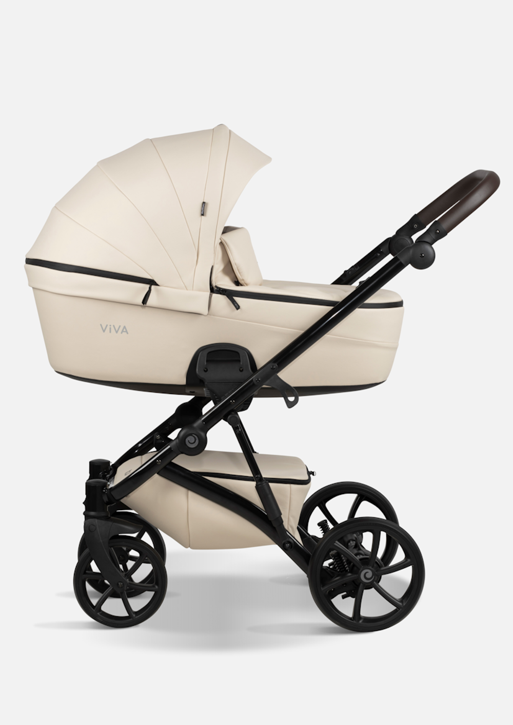 Tutis Коляска 2 в 1 VIVA 5+ Leather Vanilla