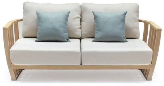 Комплект уличной мебели Woodland из массива эвкалипта, диван, 2 кресла, столик