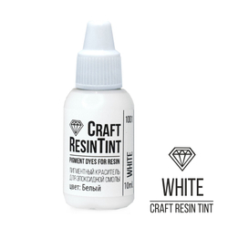 Краситель для смолы и полимеров CraftResinTint, Белый Snow white