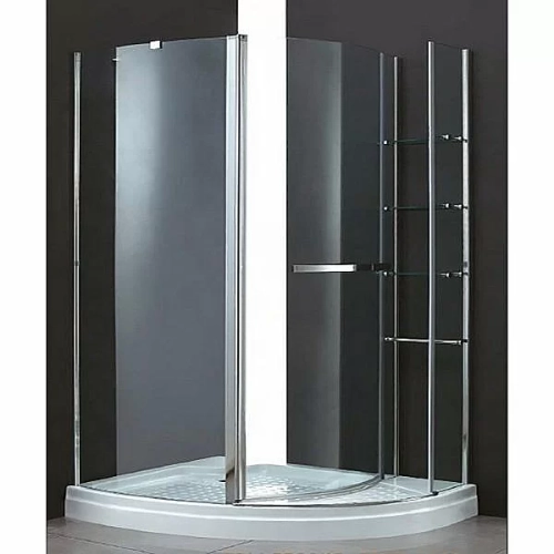 Душевой уголок Cezares Elena 120x90 ELENA-RH-1 стекло прозрачное/профиль хром
