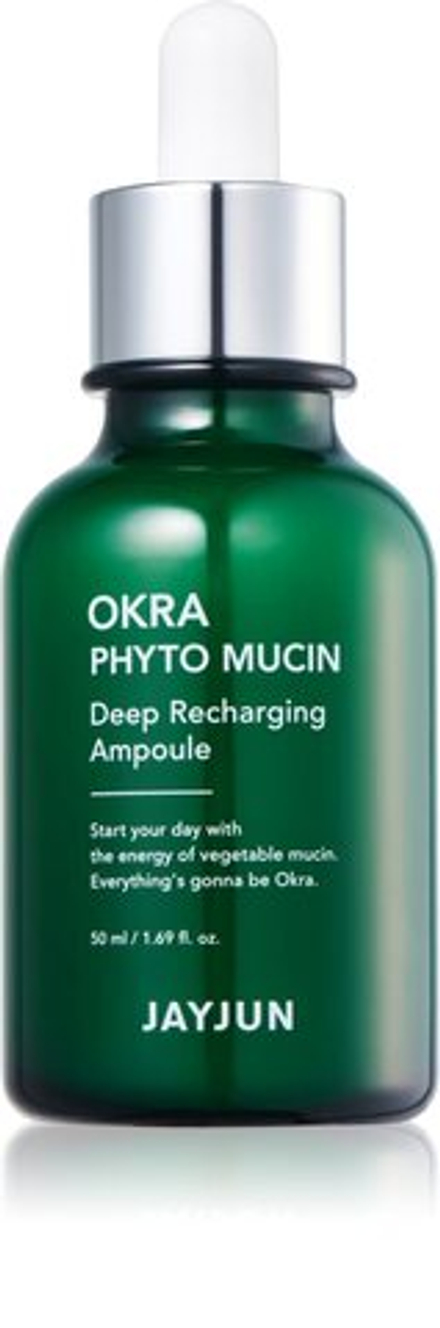 Jayjun Okra Phyto Mucin - увлажняющая, глубоко питательная сыворотка /   50  ml  / GTIN 8809495897315