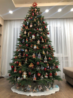 Ель искусственная Самарская 2,1 м подставка металл 100% Литые веточки МаксКристмас