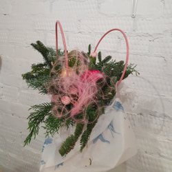 Композиция в сумочке "Нежный аромат праздника "