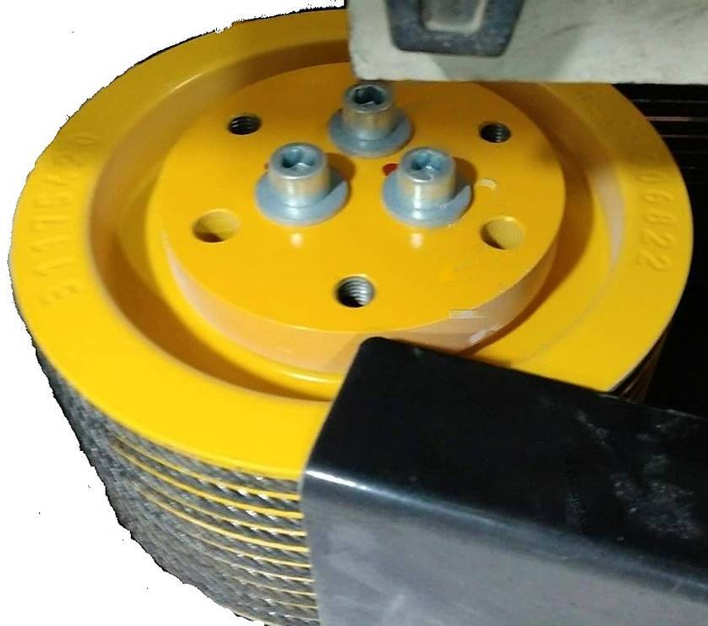 Канатоведущий шкив лебедки ZIEHL-ABEGG Φ210X10Х6,5 мм подрез V 45°