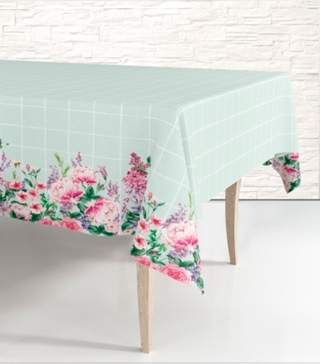 Скатерть п/эт 120*180см "Мятное утро"/1шт