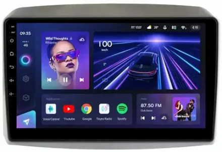 Магнитола для KIA Sorento Prime UM 2015-2020 (рамка-накладка) - Teyes CC3 на Android 10, QLED, ТОП процессор, 4Гб+32Гб, CarPlay, 4G SIM-слот