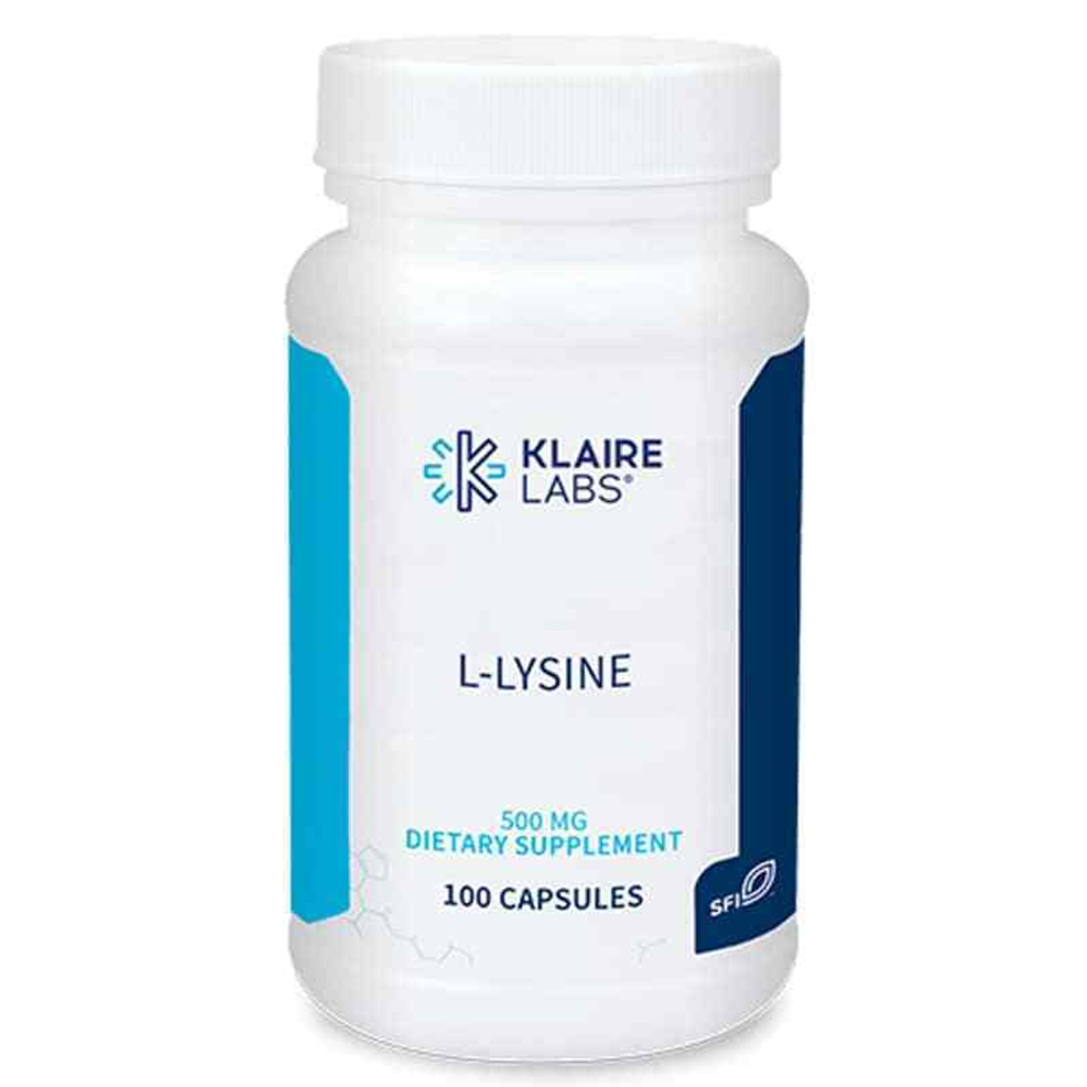 Klaire Labs - Lysine 500 mg 100 capsules