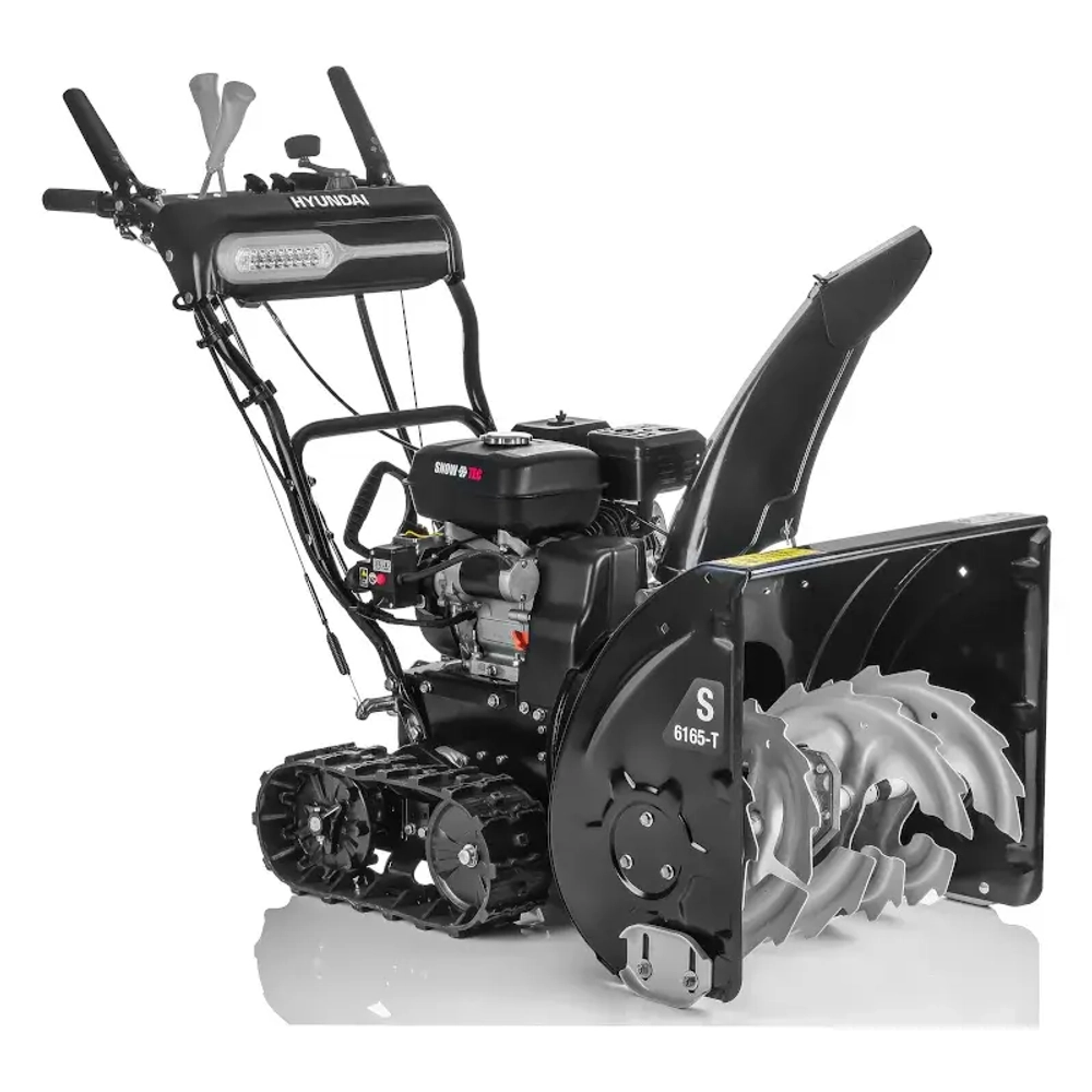 Hyundai S 6165-T снегоуборщик бензиновый 6.5 л.с. ковш 61 см, выброс 11 м, 6 вперед/2 назад