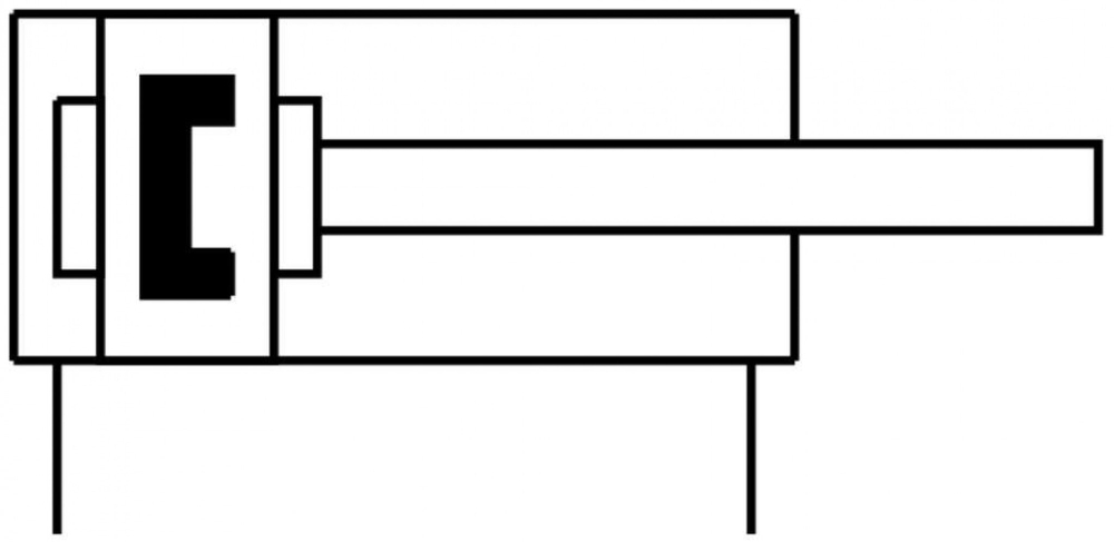 Компактный пневмоцилиндр Festo DPDM-6-20-PA