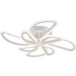 Потолочный светодиодный светильник 82Вт, 7260Лм, 3000-6500К, Ra>80,  плавная регулировка мощности, изменение цветовой температуры, ночник,  металл/акрил, белый