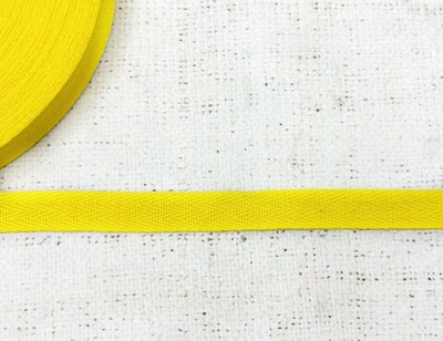 Лента киперная, хлопок, ш. 1,5 см, тёмно-жёлтый