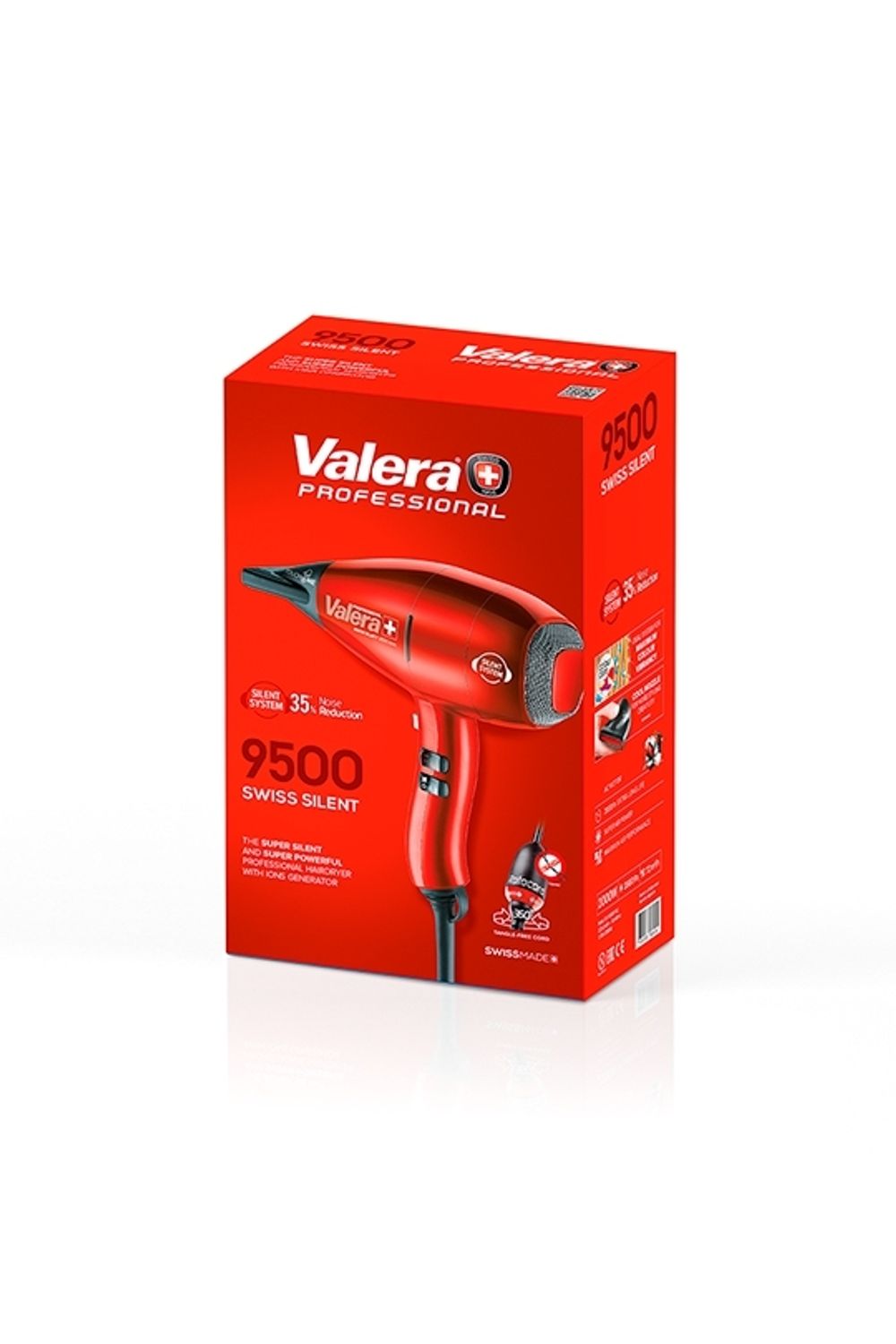 Профессиональный фен Valera Swiss Silent 9500 Ionic Rotocord (SX 9500Y RC) - 7