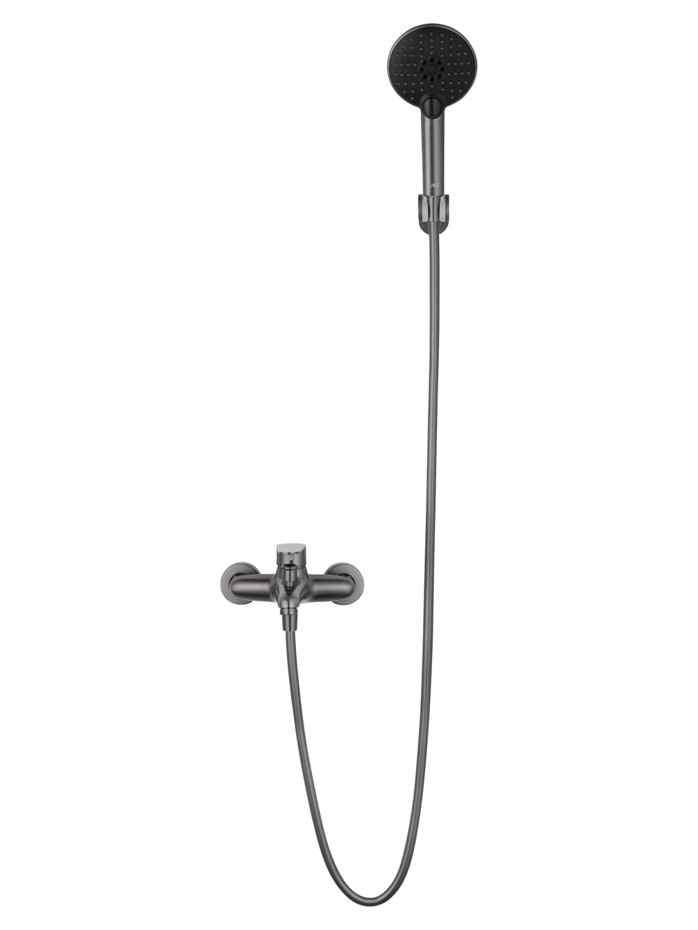 Смеситель для ванны с душем WONZON & WOGHAND ALFA, Темный графит (WW-AE3204-BGG)