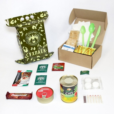 Сухой паек разовый Обед Вариант 4 (ИРП-Обед4) СПЕЦПИТ