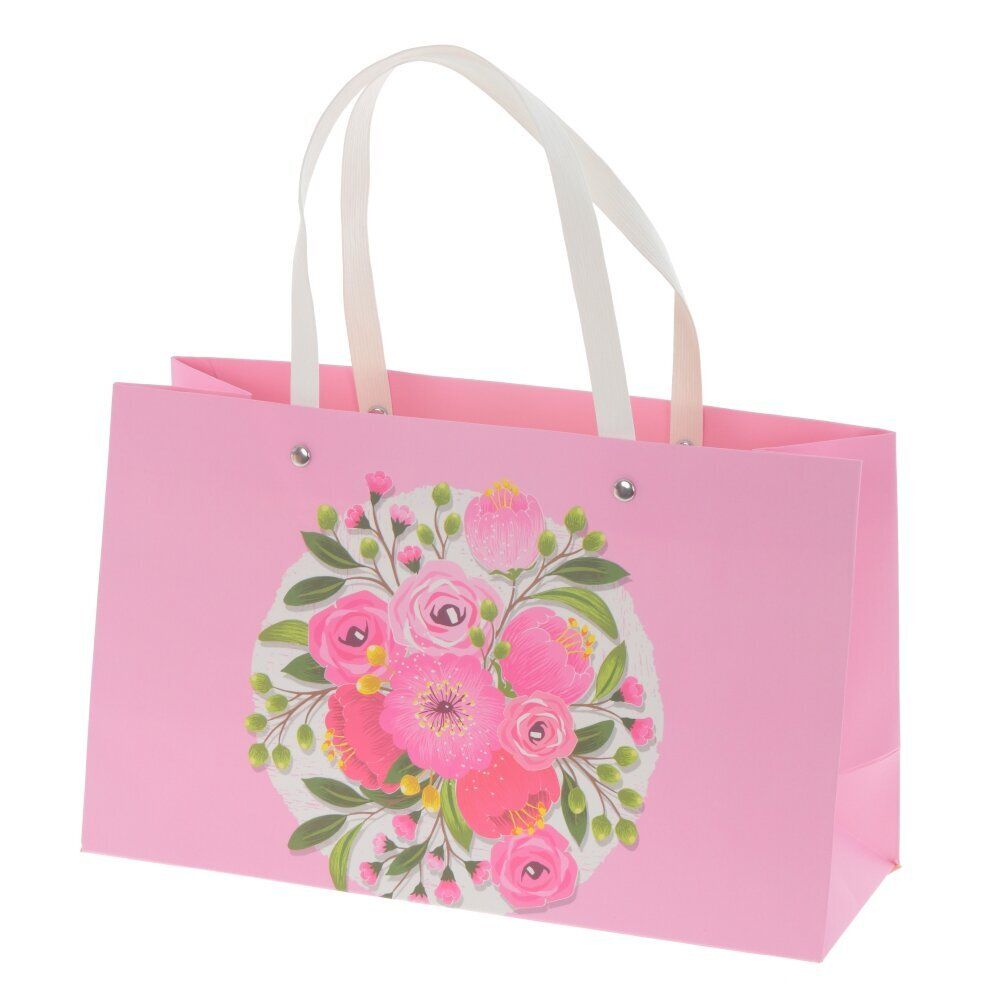 GAEM Пакет подарочный S (бумага 210г/м2, блок 12шт), L28 W10 H17 см, 4в.