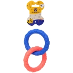Игрушка для собаки двойное кольцо «Мой Бро», цвет как на фото, d - 15см/115гр (лейбл)