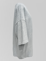 Футболка LJHY 2505 однотонная с надписью из цифр на груди