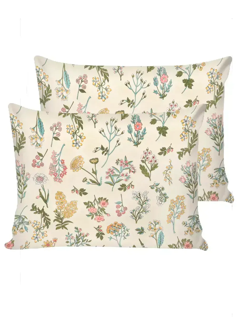 Постельное белье "Botany" семейное наволочки 50х70 2шт Простынь на резинке 160х200 см Пододеяльник 145х215 см(2шт) Сказка сатин