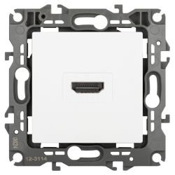 Розетка ЭРА Серия 12 12-3114-01М HDMI белый матовый