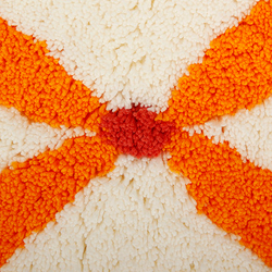 Коврик для ванной 70х140 Abyss & Habidecor Boudoir 635 оранжевый Португалия