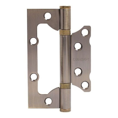 Петля накладная СТАНДАРТ 100х63х2мм 2BB AB бронза