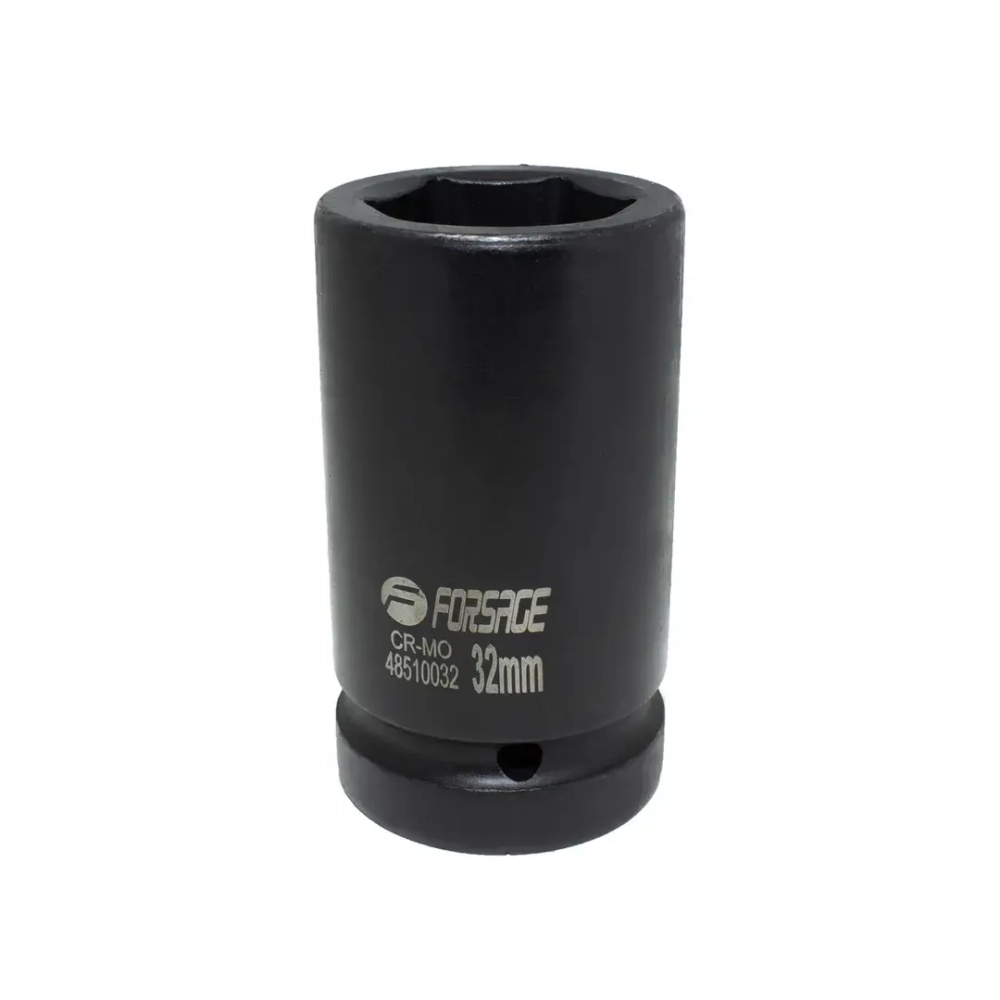 Головка ударная глубокая 32мм 6гр. 1'' Forsage F-48510032