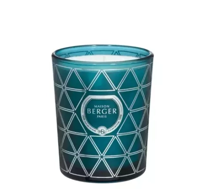 Maison Berger Paris - Ароматическая свеча Geode Bleu Под оливковым деревом 180г / артикул   7408  / GTIN 3127290074089