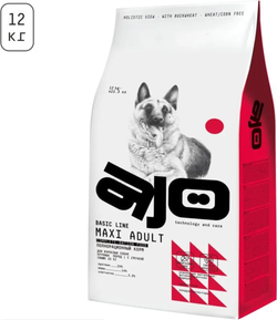 AJO 12кг. (Развес) Для взрослых собак Крупных пород с гречкой