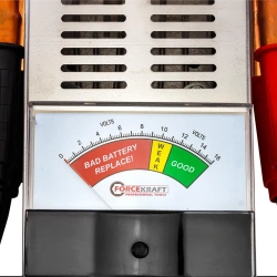 Тестер аккумуляторных батарей аналоговый (6V-12V, 100А) FORCEKRAFT FK-8310