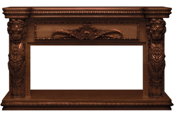 Каминокомплект Windsor 42 - Темный дуб с очагом Vision 42 LOG LED