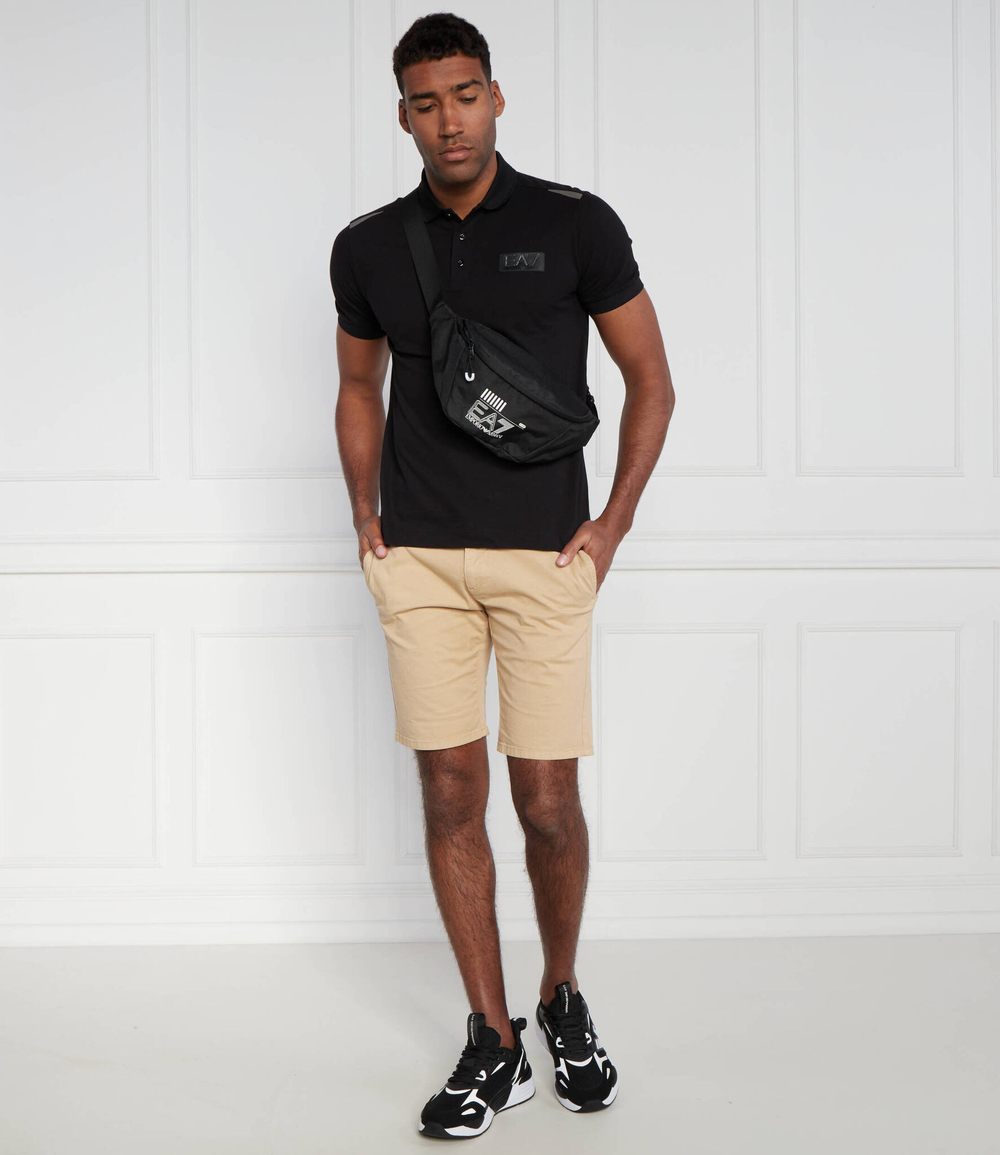 Поло EA7 - черный(6RPF24 PJ5SZ)