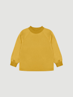 Свитшот прямой Mjölk Mustard, с рукавом реглан