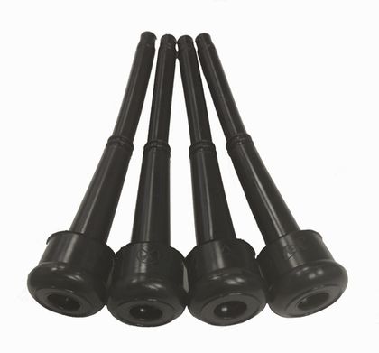 Сосковая резина УЗЭУ 0-528, чёрная (набор 4 шт)