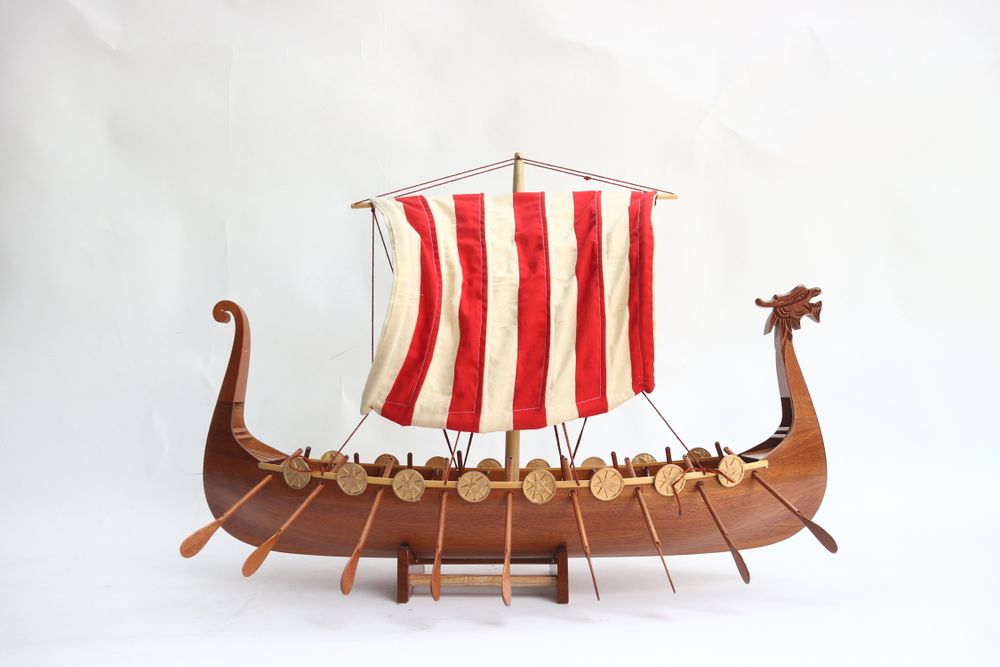 Van Der Heijden Модель парусника Дракар викингов, Скандинавия