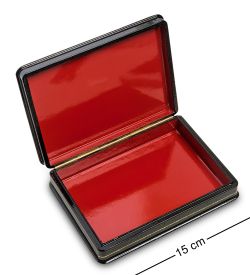 ШК-19/14 Шкатулка в технике декупаж «Рябина красная» (15х11х3,5)