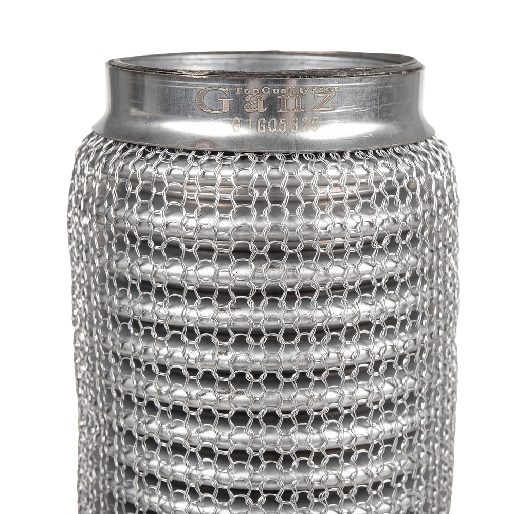 Компенсатор (гофра) выхлопной системы 3х-слойная WIRE MESH 64x200 UNIVERSAL D=64mm L=200mm GANZ GIG05325