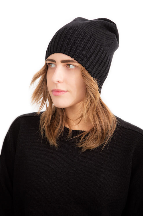 8379 Шапка женская (черный)