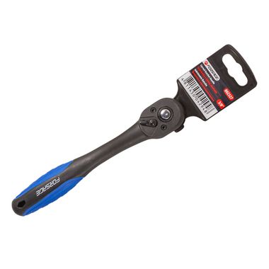 Трещотка реверсивная с изгибом в пластиковом антикорозийном корпусе 3/8''(L-200мм, 72зуб) Forsage F-802327