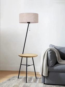 Торшер напольный светильник со столиком