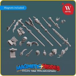 Части для миниатюр Magnetic Heroes: Hands set Magic
