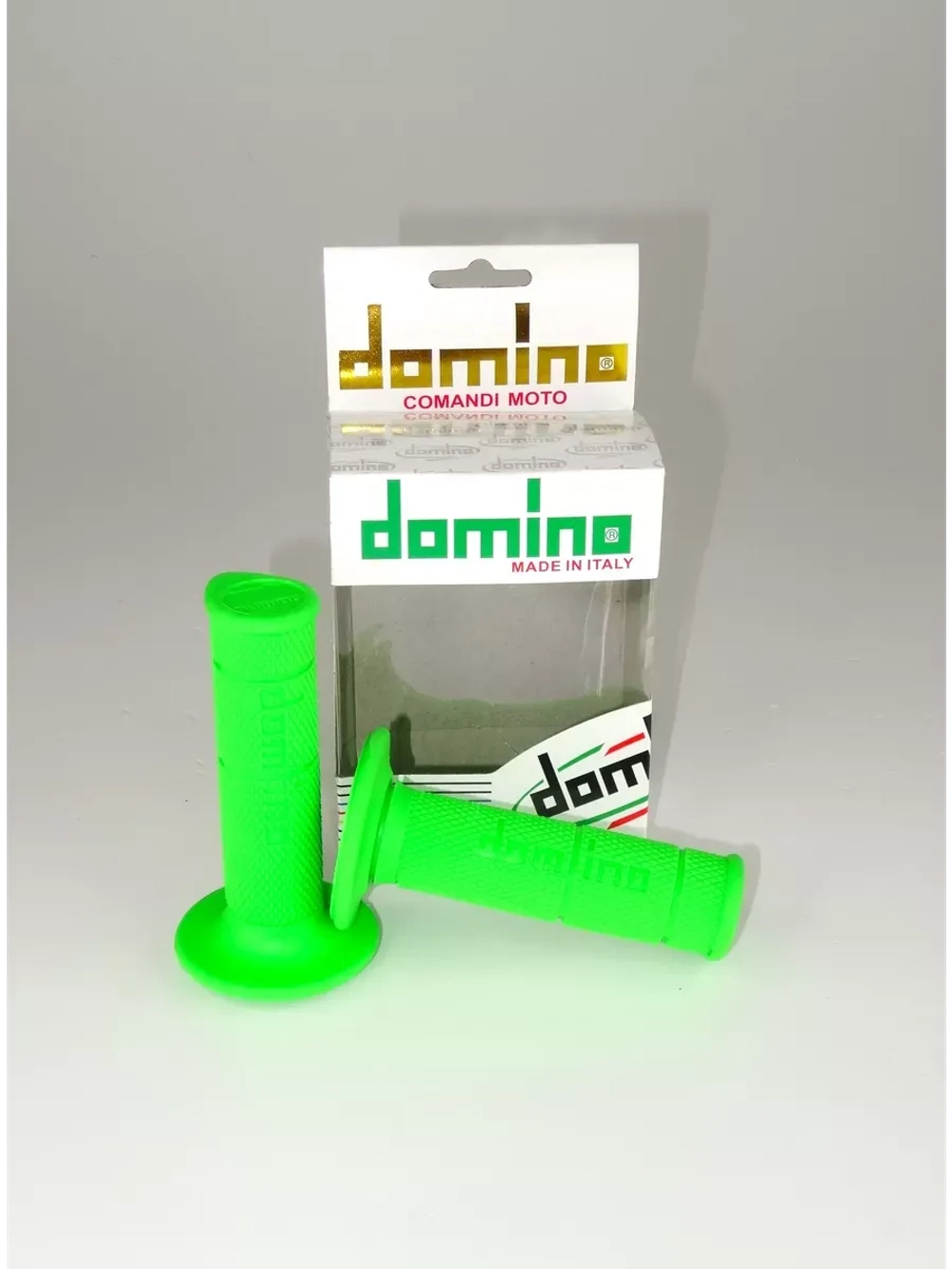 -t Ручки руля (грипсы) на руль 22мм зелёные для мотоцикла эндуро, питбайк