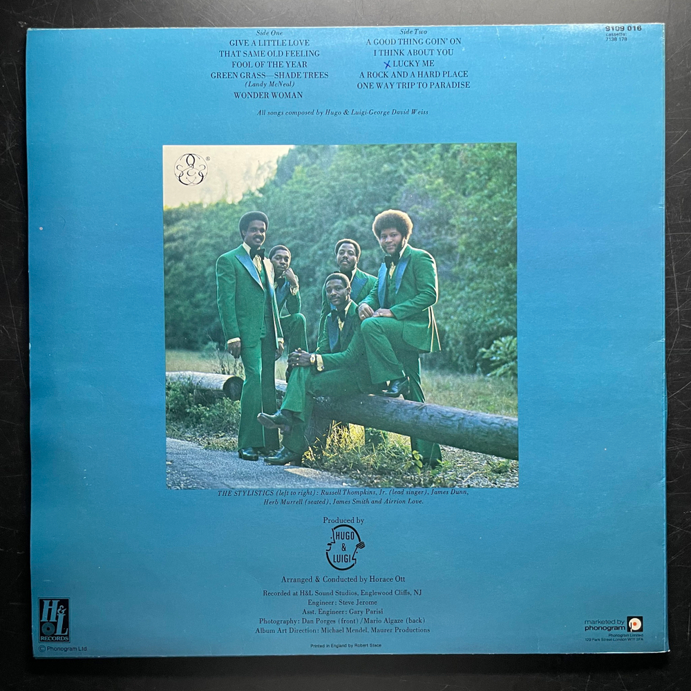 The Stylistics ‎– Wonder Woman (Англия 1977г.)