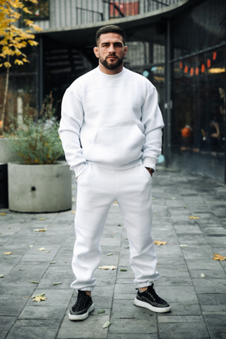 Костюм двойка Street, белый