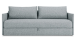 Диван Коя Лайт Strong Plus 02 208*94*80 см, Серый Рогожка Еврокнижка Фиеста