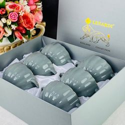 Lenardi 133-379 Набор из 6 бульонниц350 мл MULTICOLOR в под.уп.(х6)Фарфор