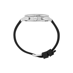 Adidas Originals Wrist Watch Quartz Movement Rubber Strap 44mm Black Dial Unisex 100m Water Resistant